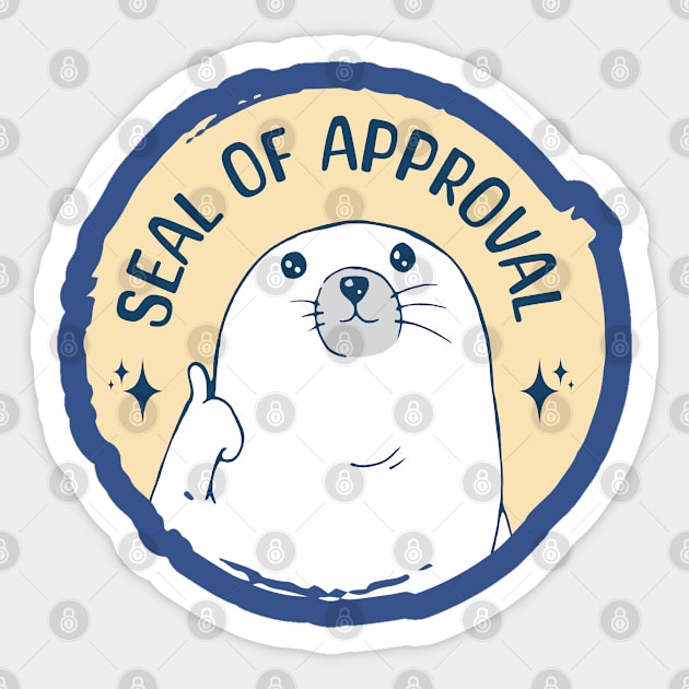 Seal Of Approval Sticker by Three Meat Curry